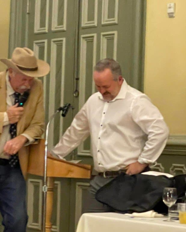 A member at the podium