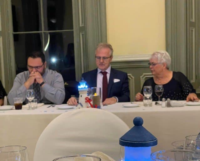 Guests seated at the head table