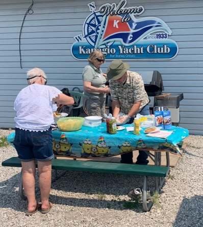 Lunch being served at the inspection day