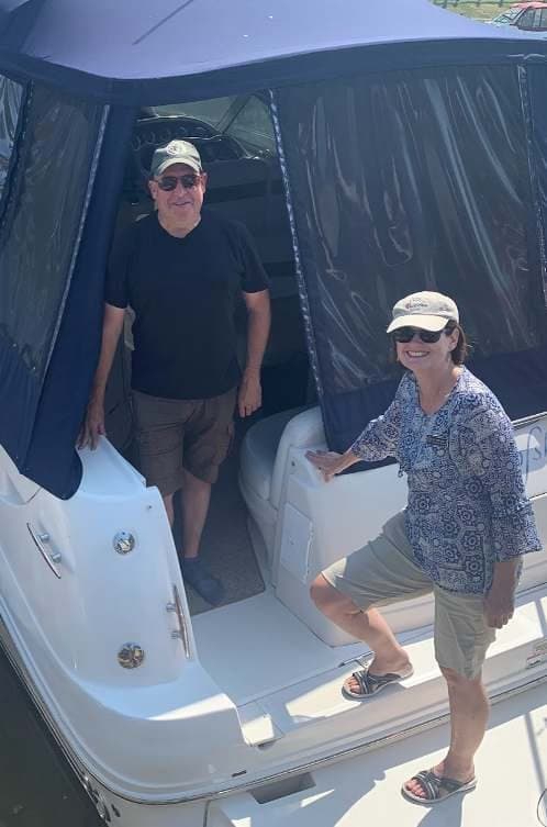 An inspection underway on a member’s boat
