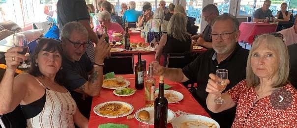 Members and guests at the dinner